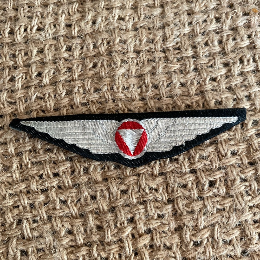 AUSTRIAN AIR FORCE 1930’S WING BADGE MILITARY PATCH